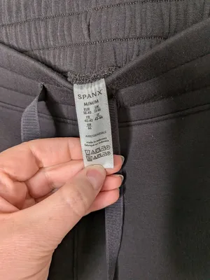 Spanx Womens Airessentials Tapered Black Jogger Pants Medium 50240r thumbnail 4
