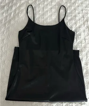 Silk Dress Mini Black thumbnail 1