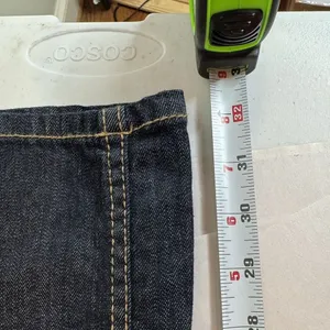 COOGI Rhinestone Embellished Butt Jeans Low Rise Straight‎ Leg Sz 5/6 Y2K Blue thumbnail 11
