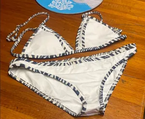 L*Space Nautical Striped Fullcut Swimwear thumbnail 1
