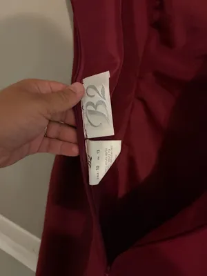 B2 Burgundy Wine Red Mini Dress – Perfect for Homecoming! thumbnail 3