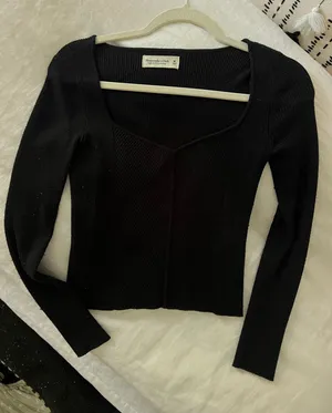Ribbed Abercrombie and fitch soft top thumbnail 1