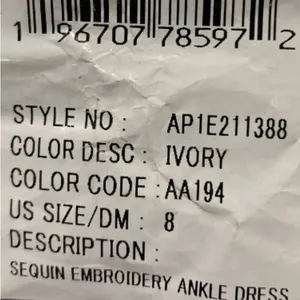 NWT Adrianna Papell Embroidered Beaded-Strap Sheath Dress‎ Sz 8 thumbnail 5