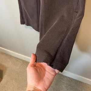 Lululemon Ribbed Softstreme Zipped Hem Pants Espresso Brown 2 thumbnail 5