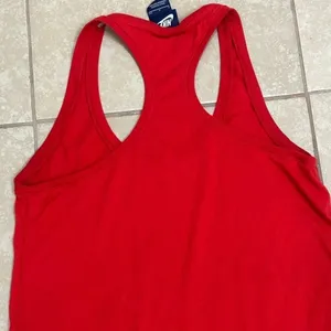 Nike‎ Women Athletic Sleeveless Just Do it Tank Top Red size Small thumbnail 6