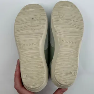 Vionic Karigan Casual Comfort Lace-Up Slip On Sneaker Sage Women 5 Leather Suede thumbnail 7