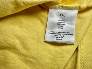 Fear Of God Essentials Shirt Mens XXL Yellow Short Sleeve Spell Out thumbnail 4