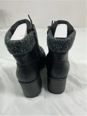 Womans New Bamboo Chief 18 Platform Ankle Boots Size 9 Black thumbnail 4