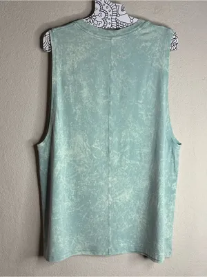 Lululemon All Yours Tank Top Cloudy Wash Arctic Green size 12 thumbnail 3