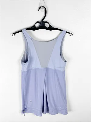 LULULEMON 4 Elevate Periwinkle Lullaby Sleeveless Tank Gym Yoga Workout Pilates thumbnail 2