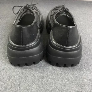 Lady Go Diva Platform Oxfords‎ Shoes Womens Lug Sole Mesh Chunky Black Sz 7 NWOT thumbnail 4