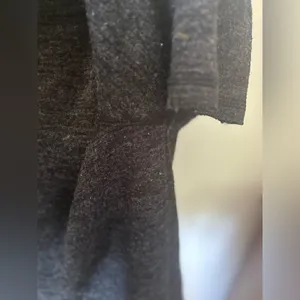 Abercrombie & Fitch Turtleneck Top Back Button Detail Small Dark Gray Vintage thumbnail 7