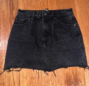 Black Forever 21 Jean Skirt Denim thumbnail 1