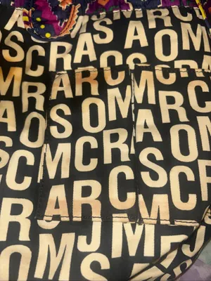 Marc By Marc Jacobs Multicolored Quilted Nylon Tote Bag Chevron Geometric Design thumbnail 15