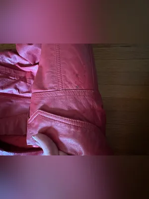Wilson's Leather True Vintage 1980’s “Cherry Red” Jacket with Square Snaps, Size S thumbnail 6