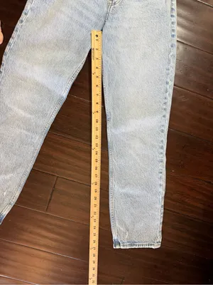Abercrombie & Fitch The 90’s Straight Ultra High Rise Curve Love Jeans 25/0 thumbnail 5
