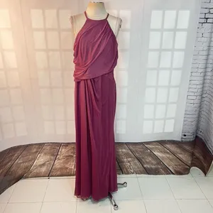 David's Bridal NWT Chianti High Neck Mesh Bridesmaid Dress Size 16 thumbnail 2