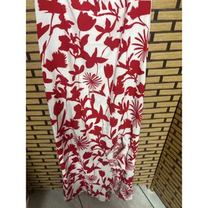 Boohoo White‎ And Red Floral Maxi Dress Size 10 thumbnail 5