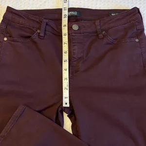 Buffalo David Bitton VALE Women's Size 6 Dark Burgundy Oxblood Skinny Jeans thumbnail 13