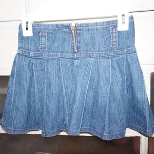 School Girl Jean Skirt thumbnail 3