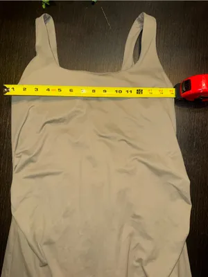 Women’s Olive Ruched Side Bodycon Mini Dress Sleeveless Tank Natural Capsule thumbnail 3