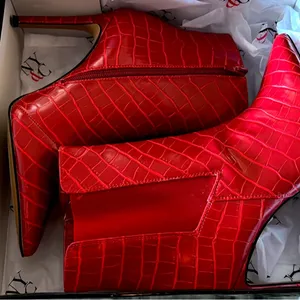 New York & Company RED booties thumbnail 2
