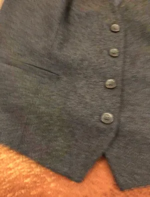 J.Jill Gray sleeveless vest never worn button down thumbnail 3
