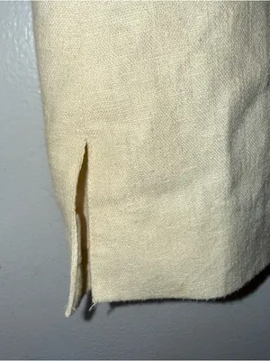 central park west Cream Linen Blend Blazer Size XS‎ thumbnail 6