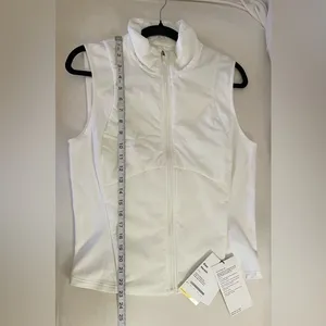Lululemon NWT Push Your Pace Vest White Size 12 thumbnail 10