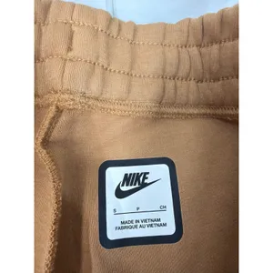 Nike Tech Fleece Joggers Womens Mid Rise Sportswear Flax Brown Small NEW $120 thumbnail 3
