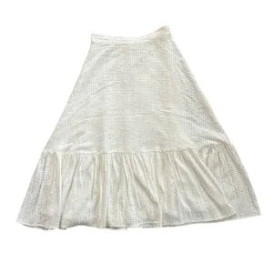 Alamour the Label‎ White Boucle Orelia Midi A-Line Skirt Size XL Bridal Wedding thumbnail 6