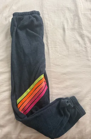 Neon Navy Aviator Nation Sweatpants thumbnail 1
