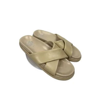 Vince Camuto slides/ sandals size 10M creme straps thumbnail 2