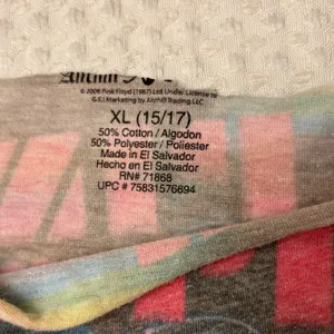 Pink Floyd Dark Side of the Moon Gray Graphic Concert Band Tee Rainbow Print M/L thumbnail 5