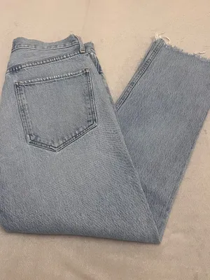 AGOLDE Los Angeles Premium Jeans – Size 30, Straight Leg with Raw Hem thumbnail 7