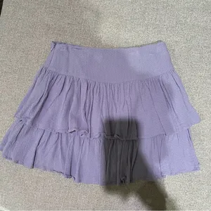 Forever 21 purple ruffle mini skirt thumbnail 5