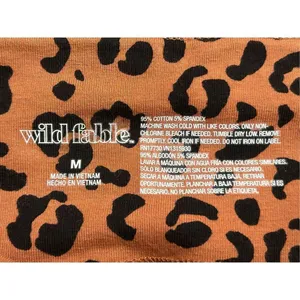 Wild Fable Animal Print Leggings Brown Black Hi Rise Cheetah Size M nwt (4680) thumbnail 7