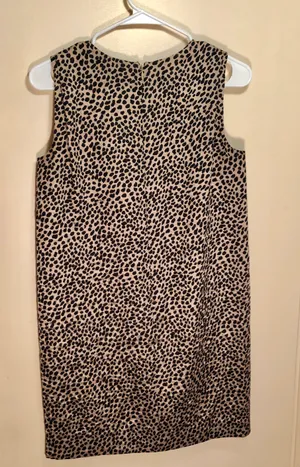 Ann Taylor Leopard Print Sleeveless Dress XS thumbnail 4