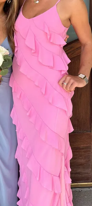 Pink Formal Dress Size L thumbnail 2