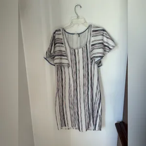 Anthro Akemi + Kin Striped Knit Dress Small Multicolor Scoop Neck thumbnail 5