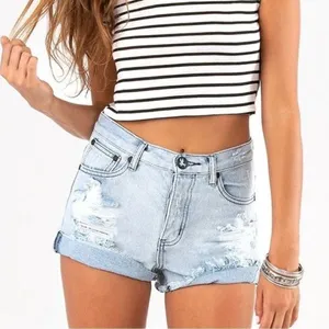 One Teaspoon Distressed Denim Shorts(Size 24) thumbnail 1