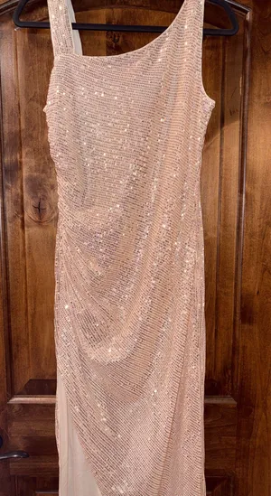 Sequin Dress Pink Size M thumbnail 1