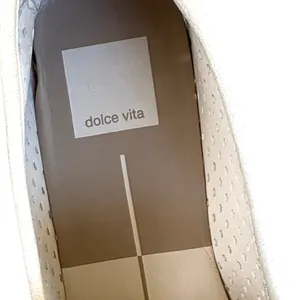 Like New Dolce Vita Leather Malila Loafers Ivory Size 7.5 thumbnail 4