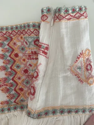 ZARA Embroidered Skirt thumbnail 3