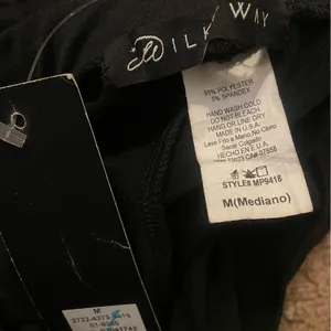 Milkyway lace-up black leggings Medium NWT thumbnail 5
