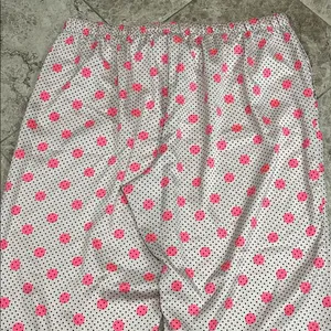 Victoria’s Secret Polka Dot satin Pajama Pants Pink Dots Large thumbnail 12