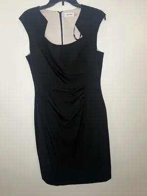 Calvin Klein Dress Black Sleeveless size 10 thumbnail 1