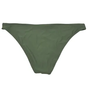 Aerie Cheeky Bikini Bottom Low Cut‎ Olive Army Green Size XXL Vacation Beach NEW thumbnail 2