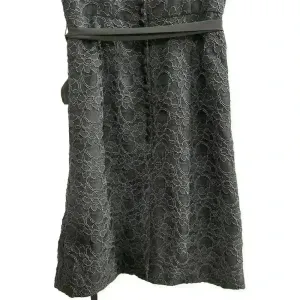 Mori‎ Lee Dark Gray Lace Evening Gown Size 10 Sleeveless V-Neck Short Dress thumbnail 6