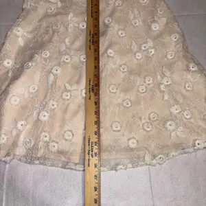 PROMESA Lace Floral Tulle Overlay Dress Midi‎ Formal Special Occasion Size L thumbnail 10